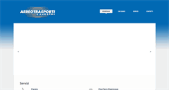 Desktop Screenshot of aereotrasporti.it